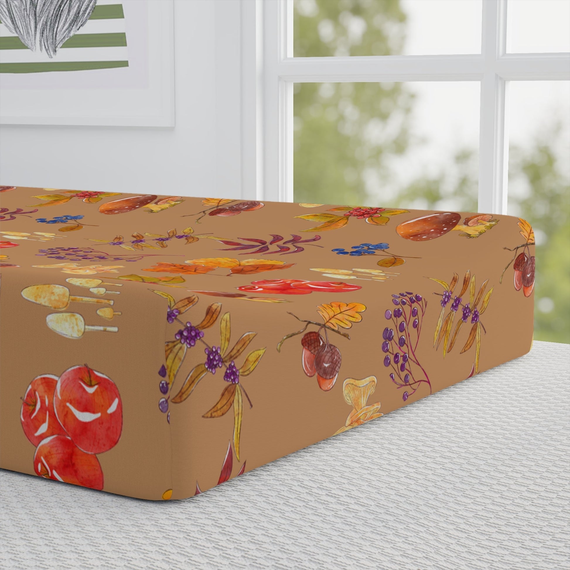 Baby Changing Pad Cover - Autumn Adventure - Nanalili