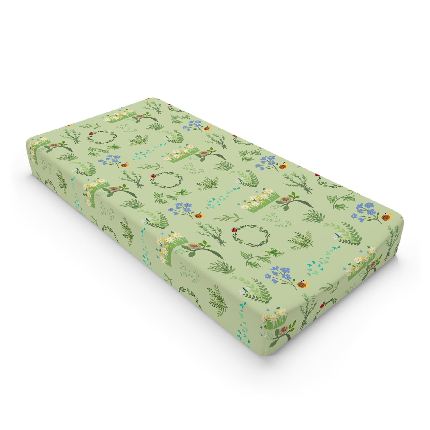 Baby Changing Pad Cover - Spring Love - Nanalili