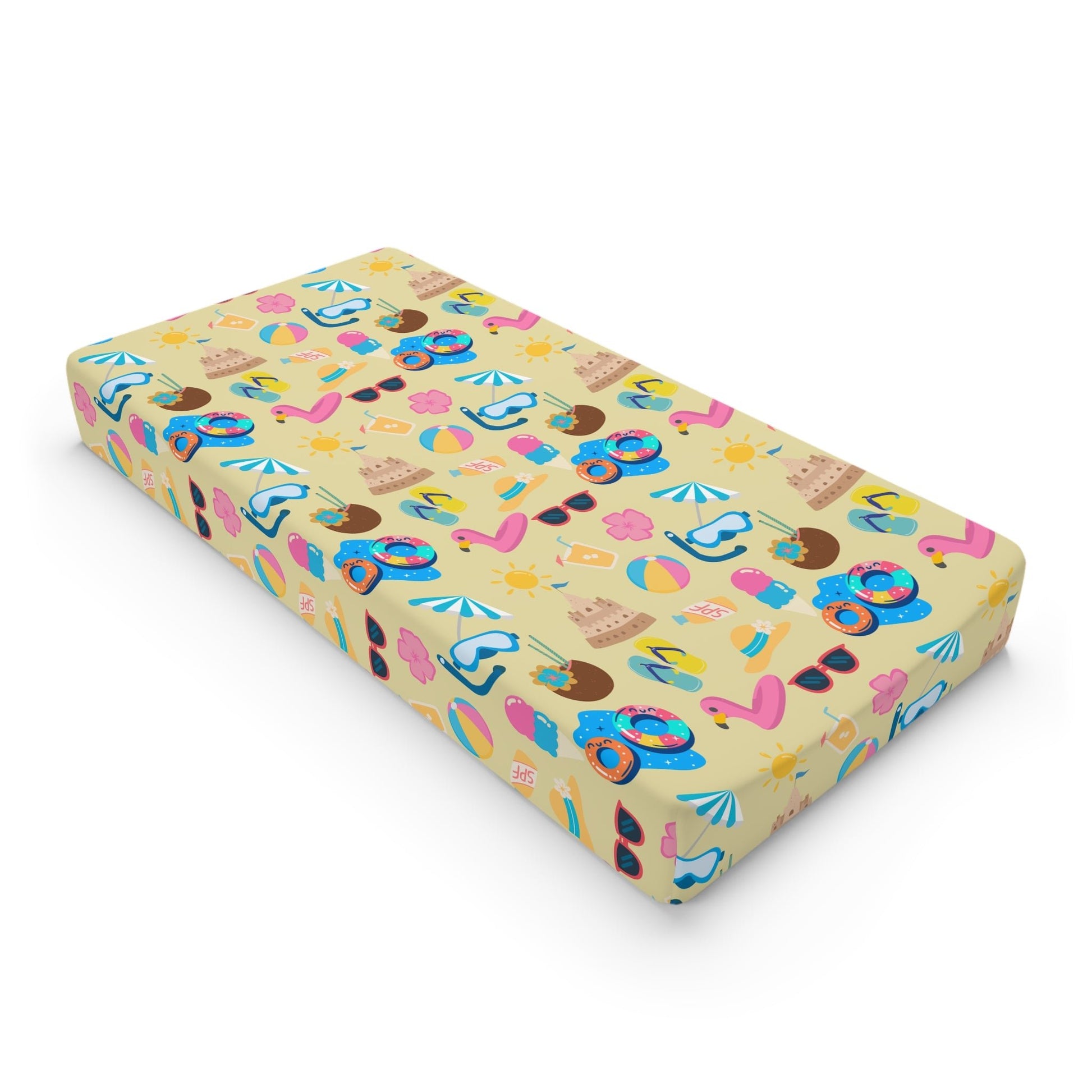 Baby Changing Pad Cover - Summer Vibes - Nanalili