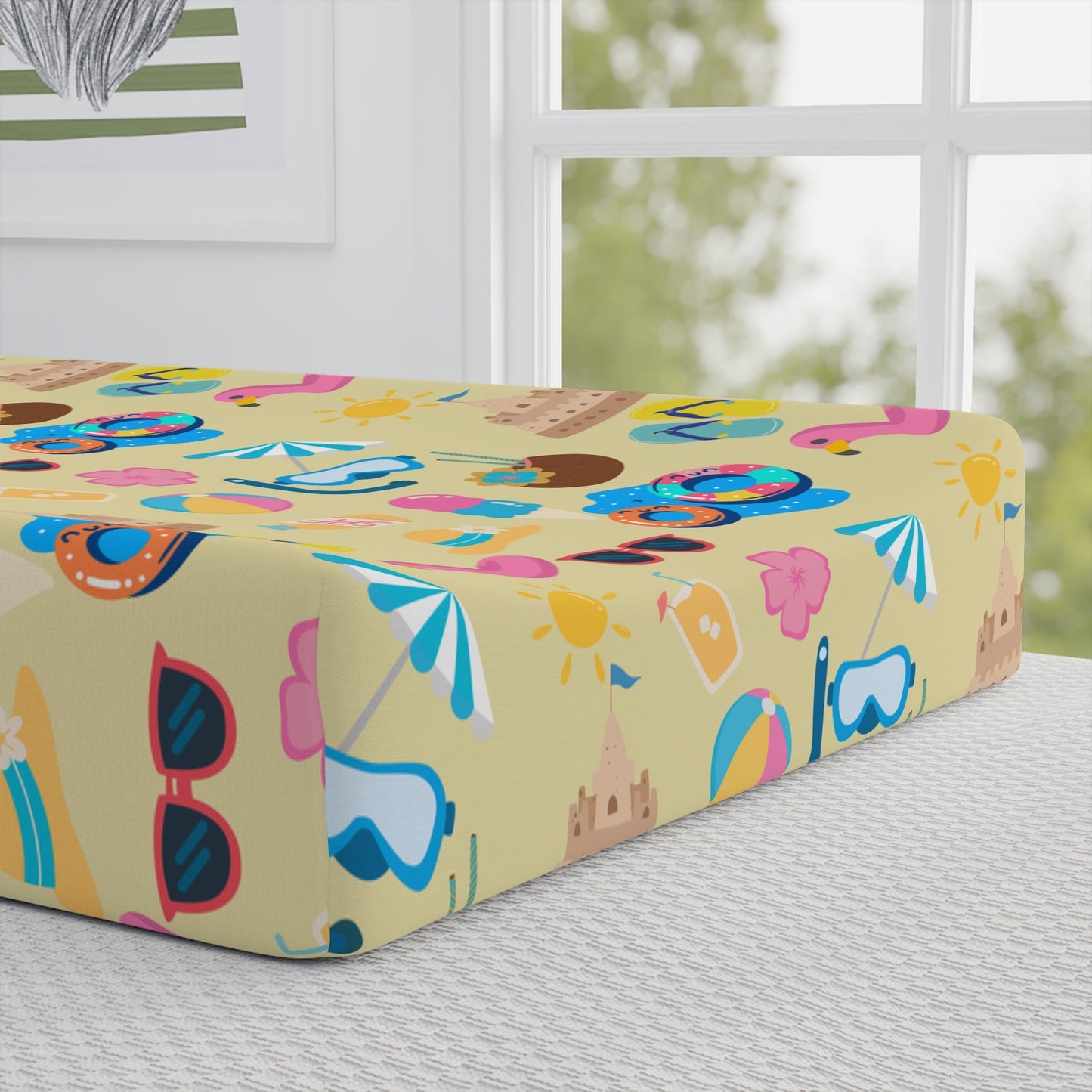 Baby Changing Pad Cover - Summer Vibes - Nanalili