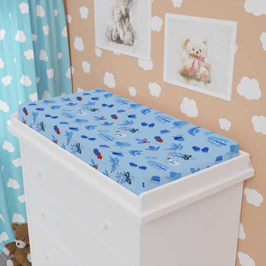 Baby Changing Pad Cover - Winter Cuties - Nanalili