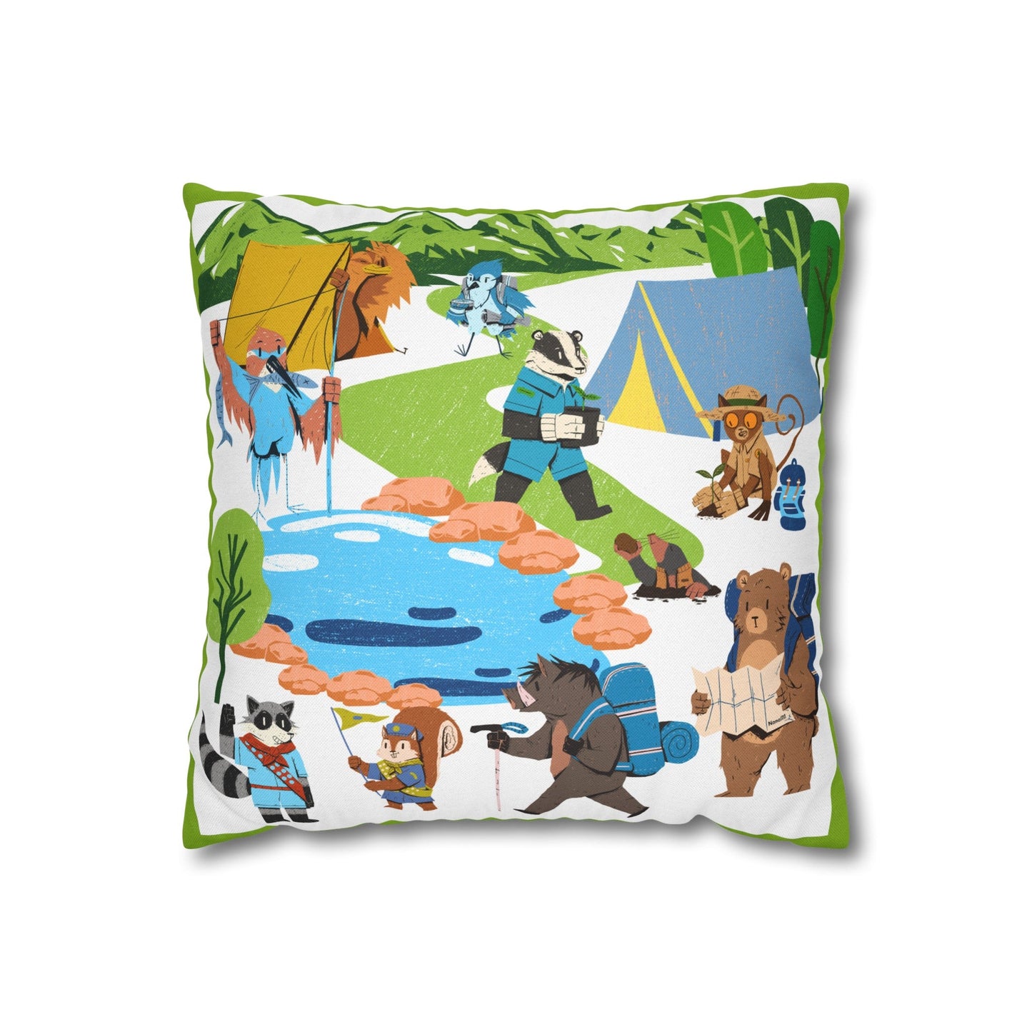 Camping Spring Pillowcase - Nanalili