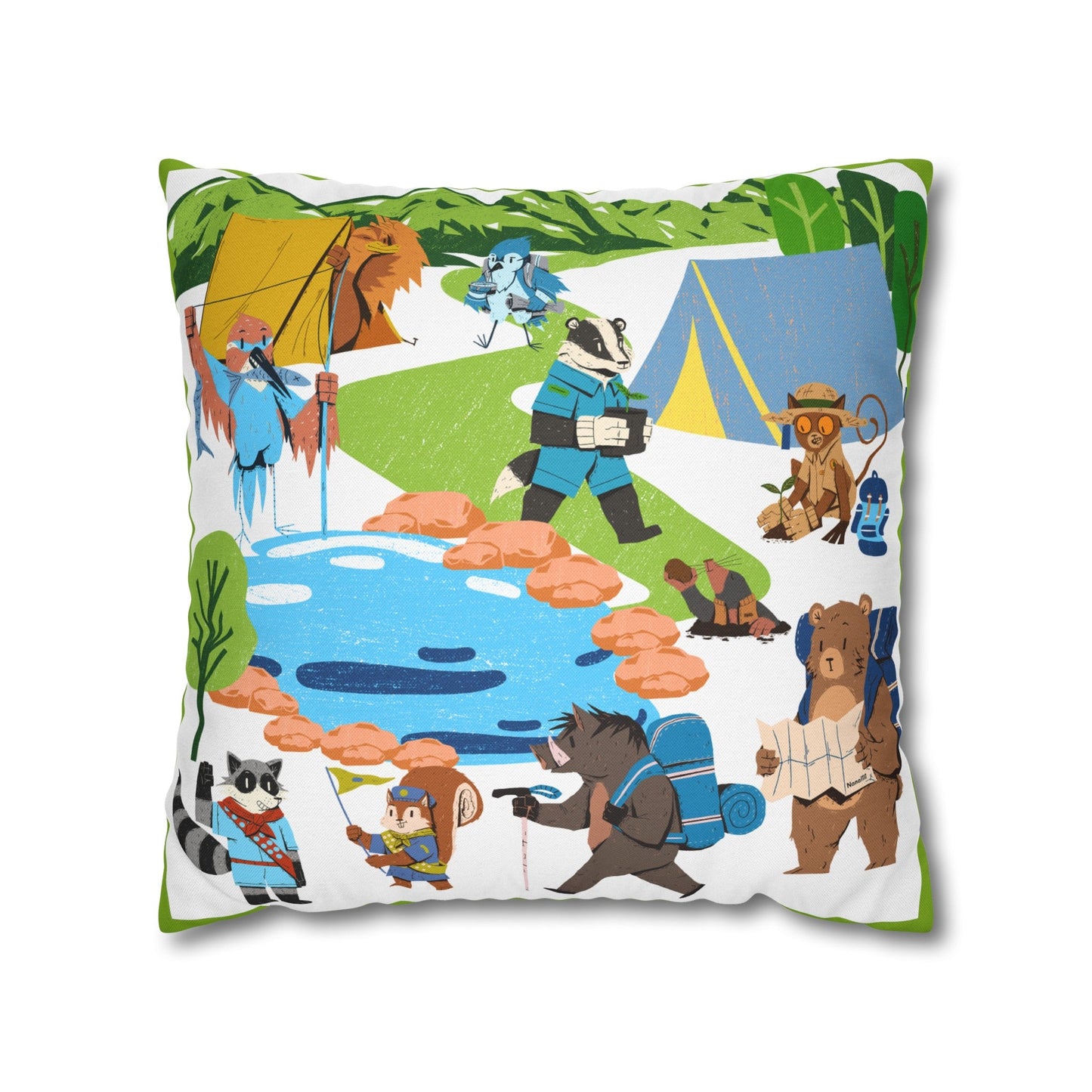 Camping Spring Pillowcase - Nanalili