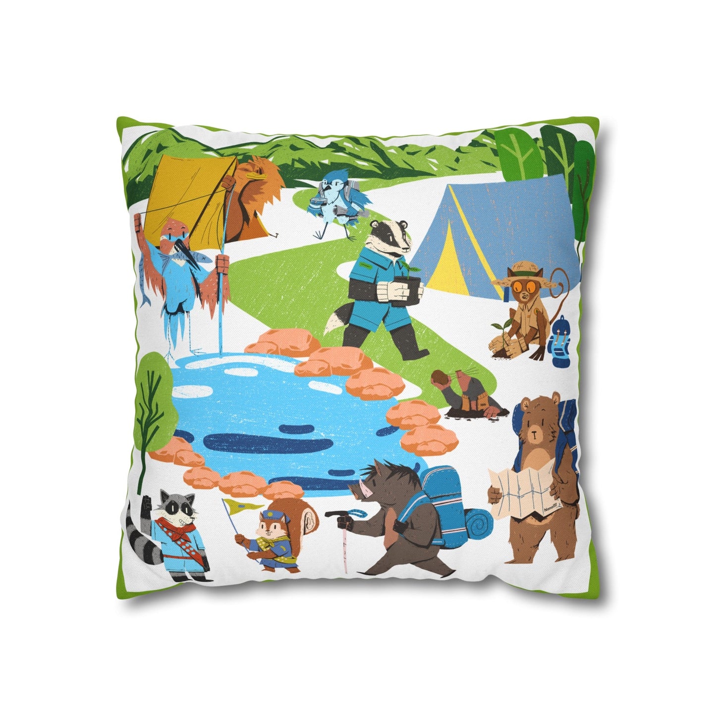 Camping Spring Pillowcase - Nanalili