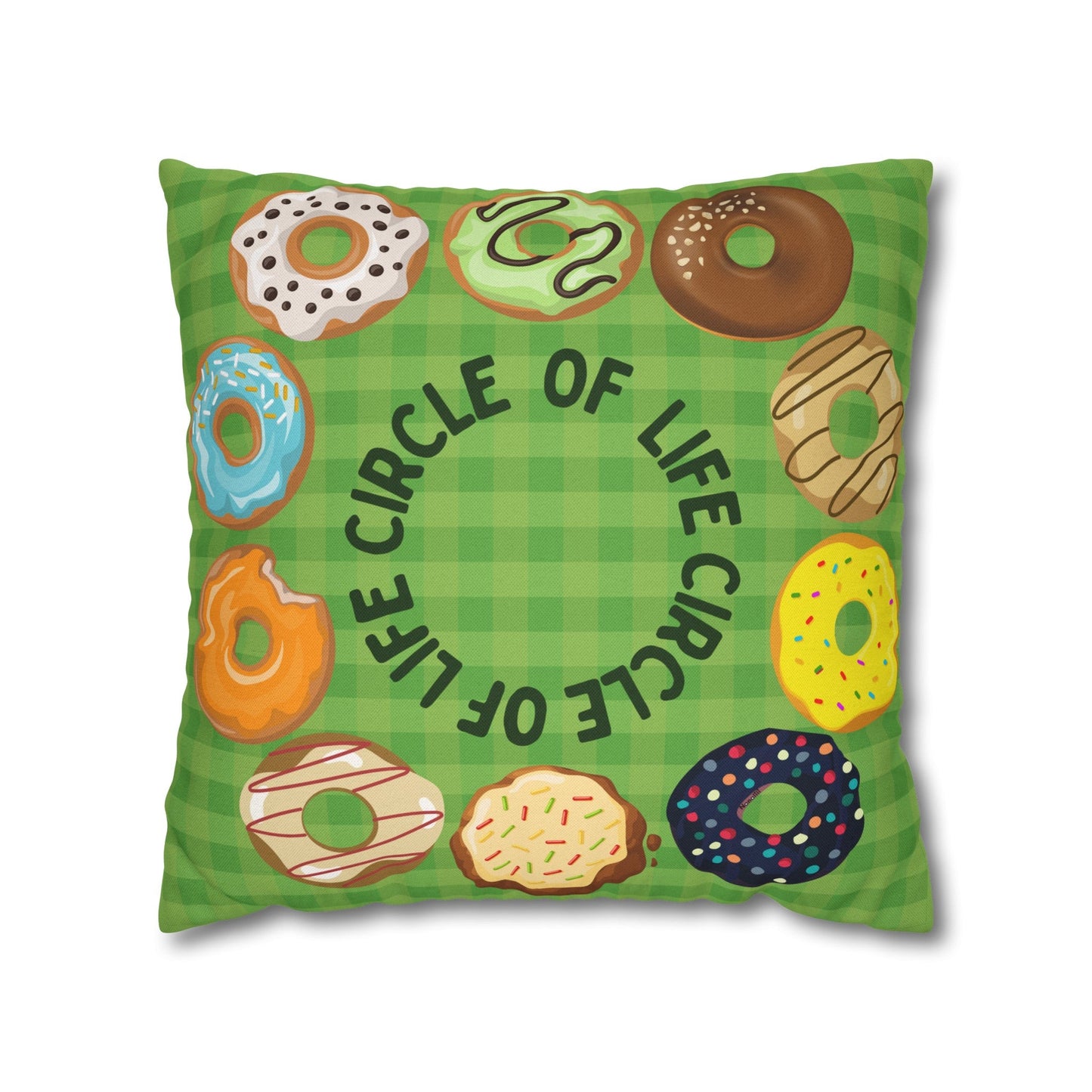 Donut Lover Green Pillowcase - Nanalili