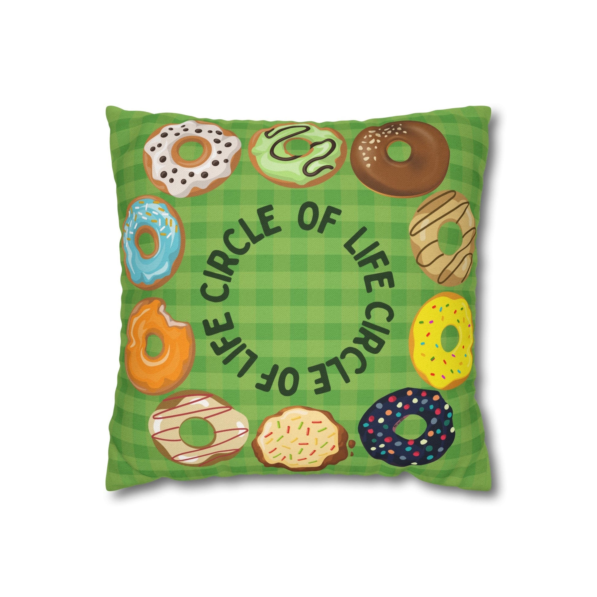 Donut Lover Green Pillowcase - Nanalili