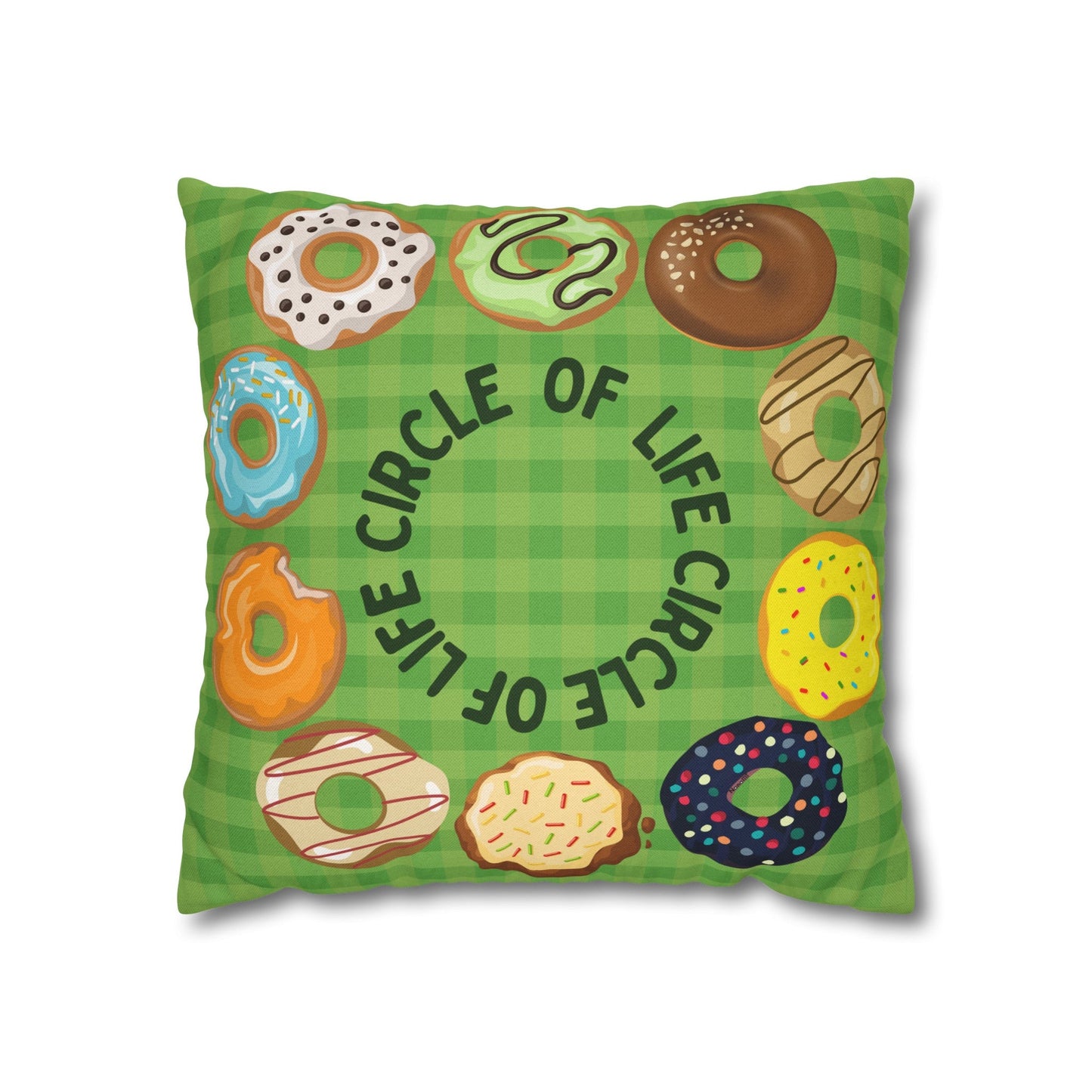 Donut Lover Green Pillowcase - Nanalili