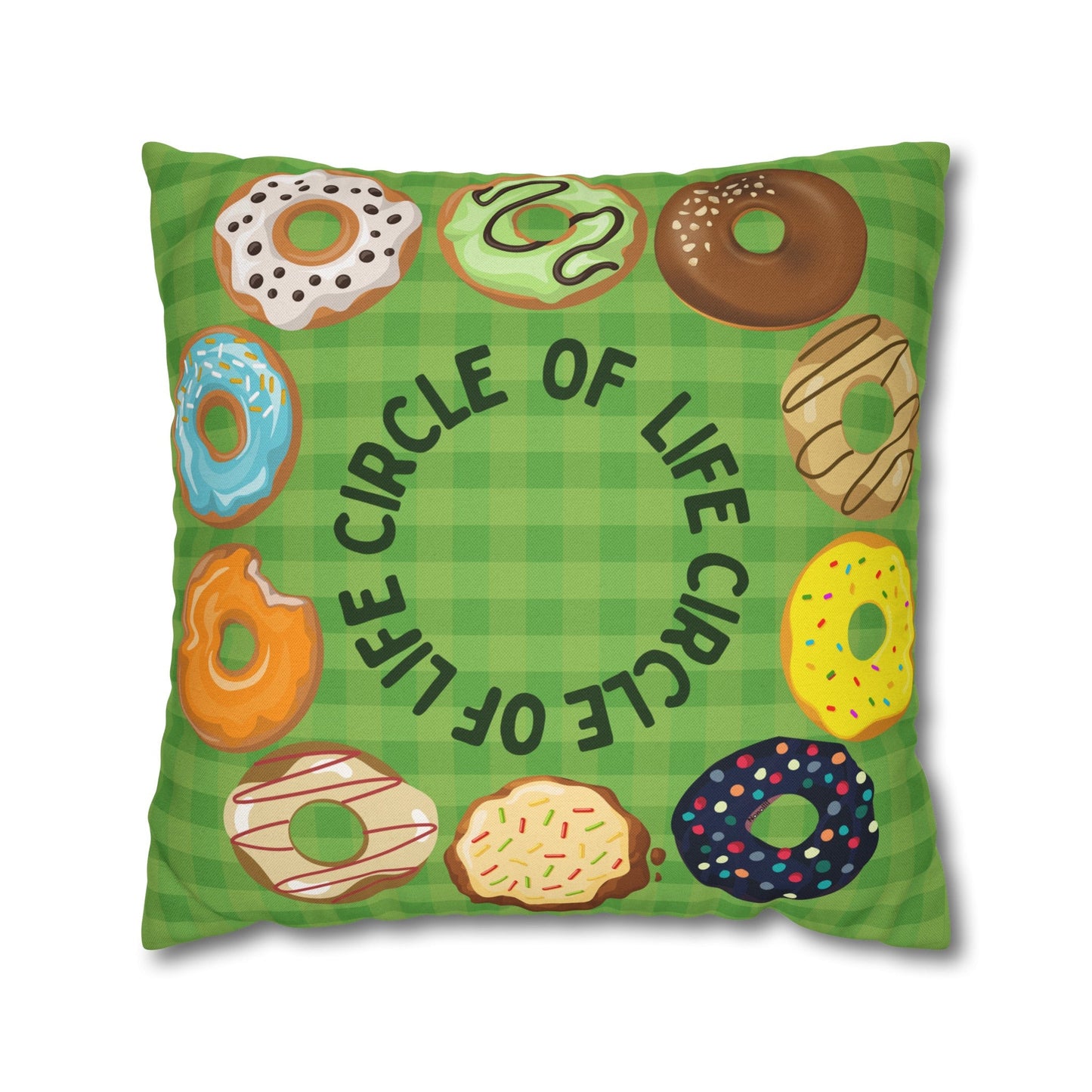 Donut Lover Green Pillowcase - Nanalili