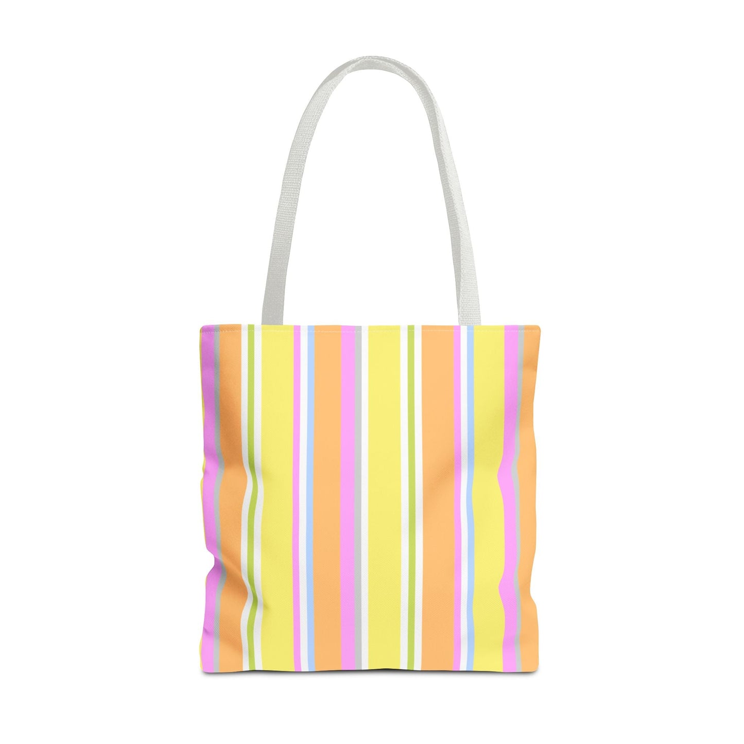 Happy Stripy Tote Bag - Citrus Bubble Gum - Nanalili