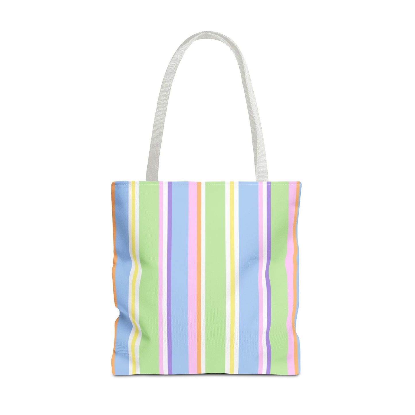 Happy Stripy Tote Bag - French Macarons - Nanalili