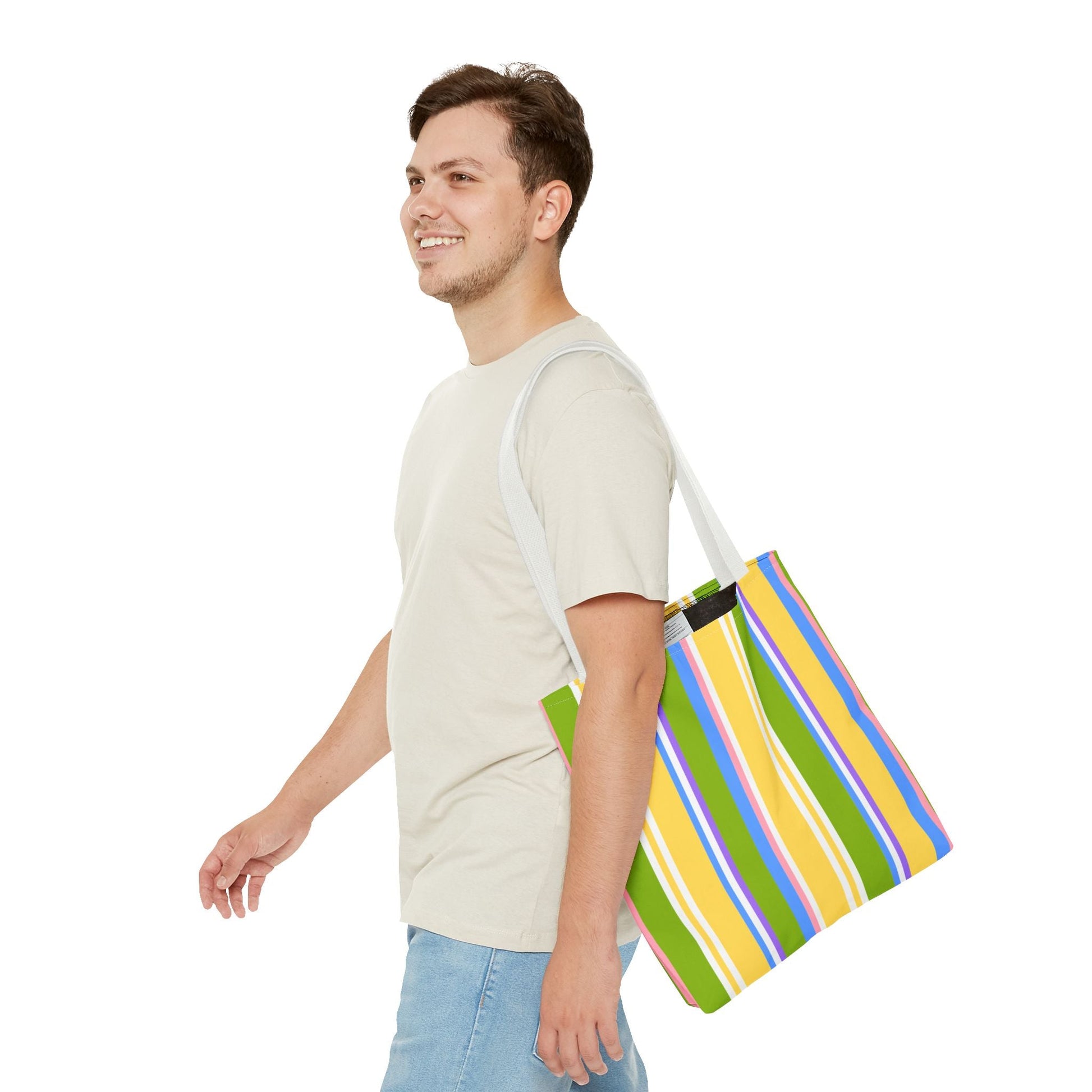 Happy Stripy Tote Bag - Signature Colors - Nanalili