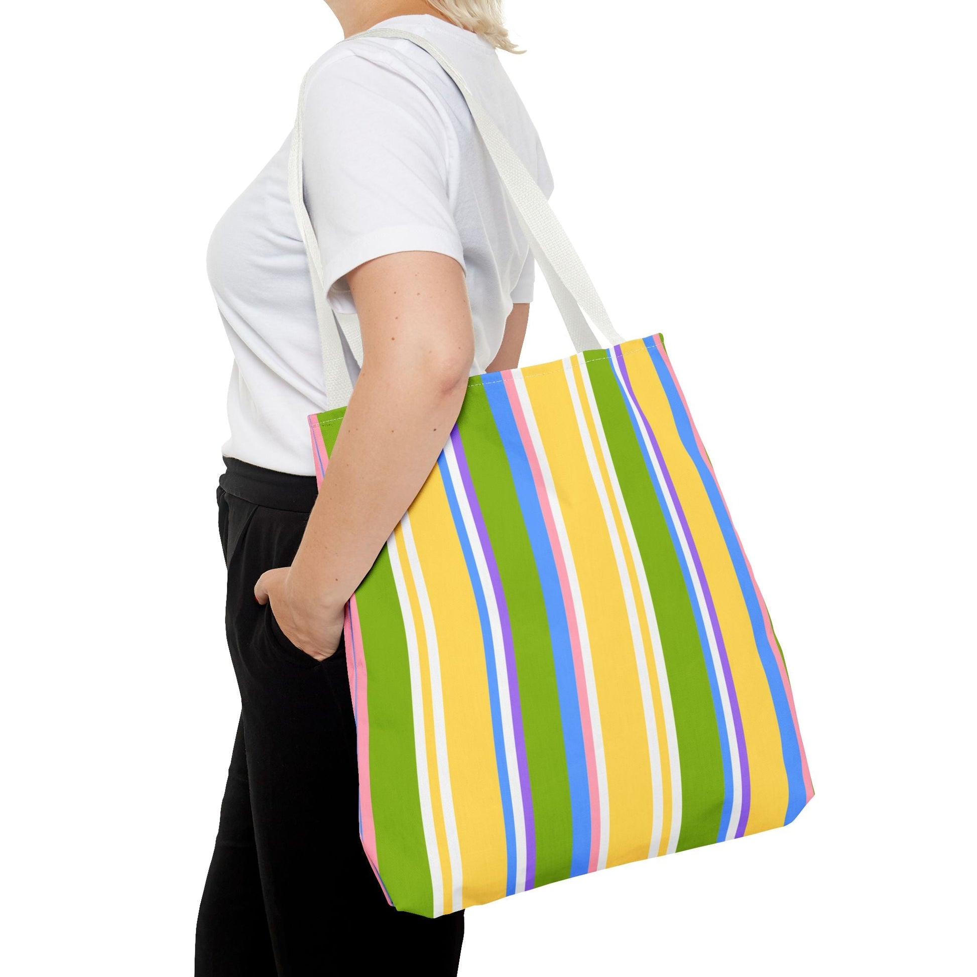 Happy Stripy Tote Bag - Signature Colors - Nanalili