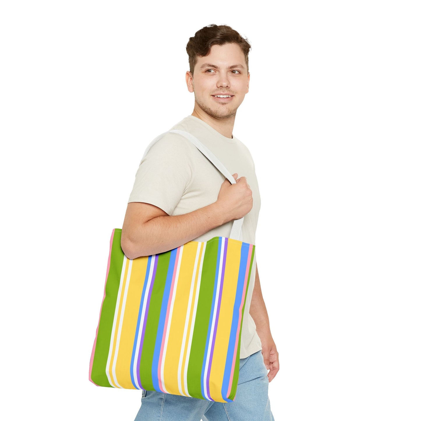 Happy Stripy Tote Bag - Signature Colors - Nanalili