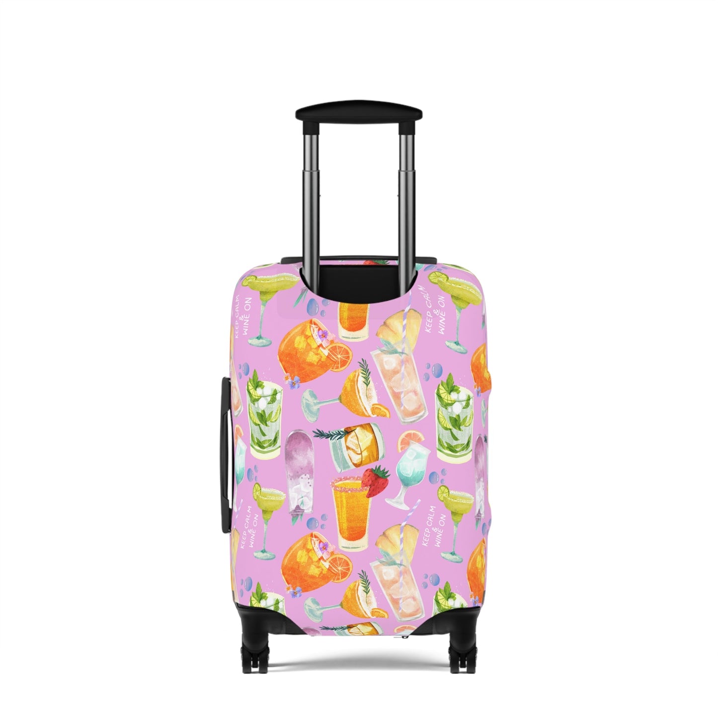 Luggage Cover - Keep Calm & Wine On - Nanalili