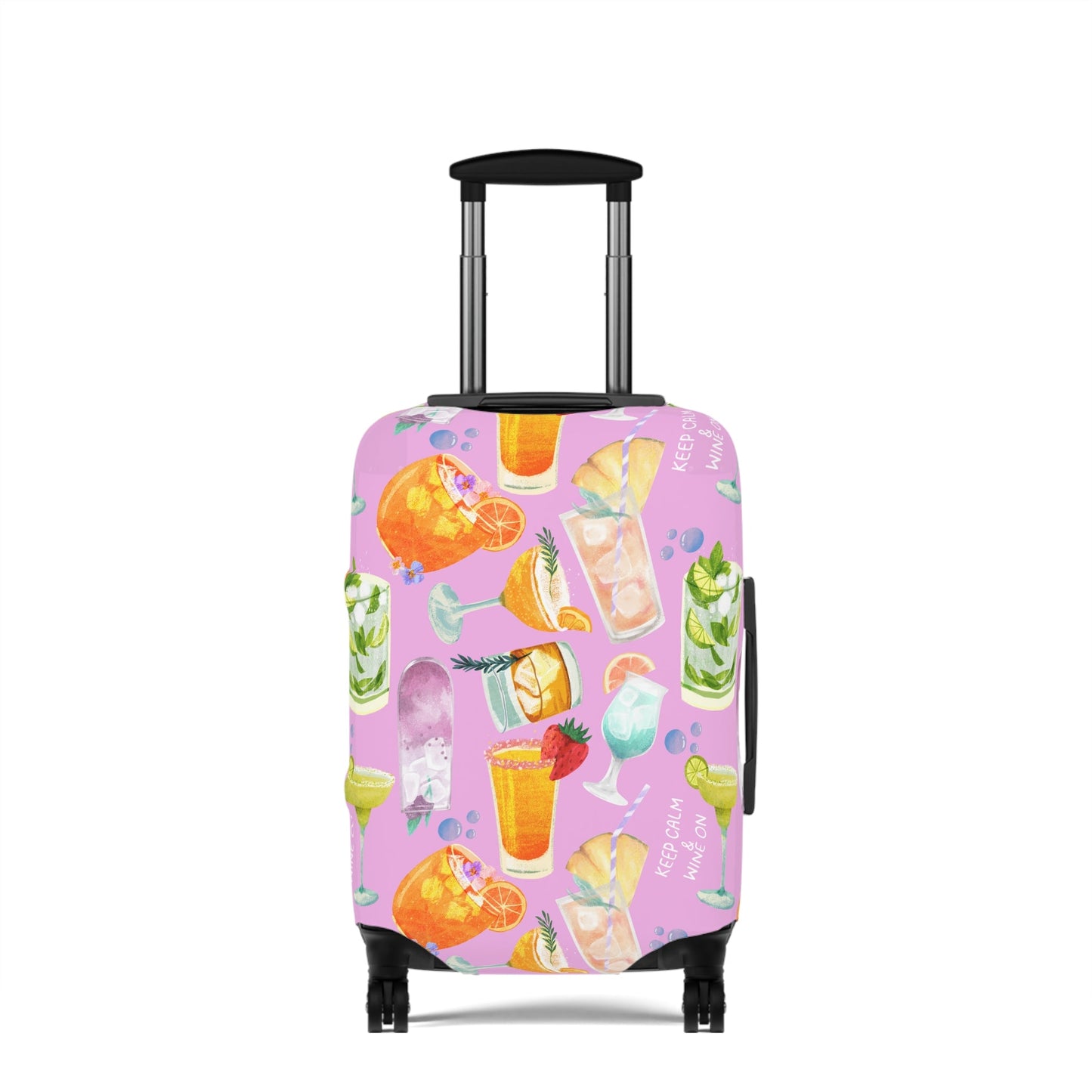 Luggage Cover - Keep Calm & Wine On - Nanalili