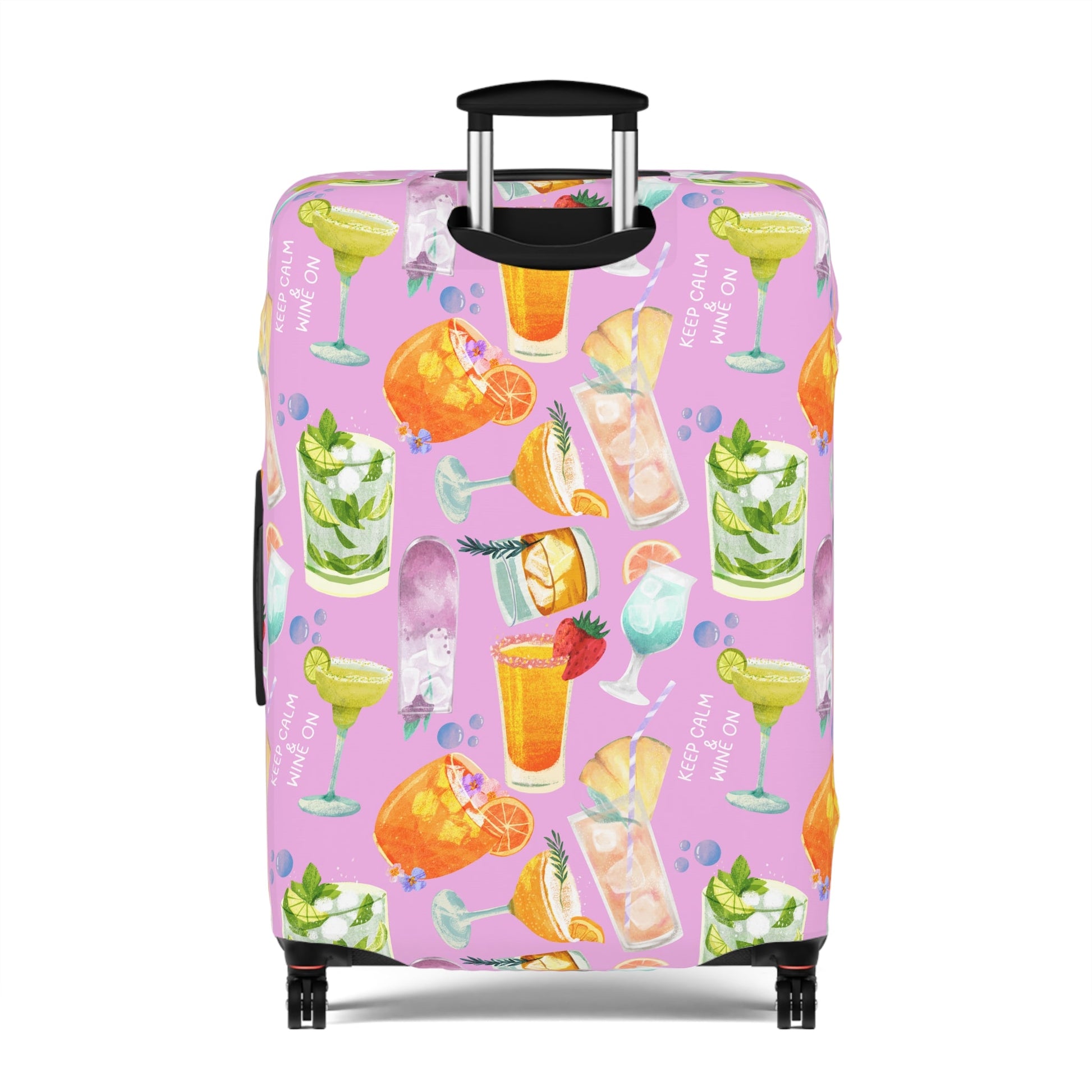 Luggage Cover - Keep Calm & Wine On - Nanalili