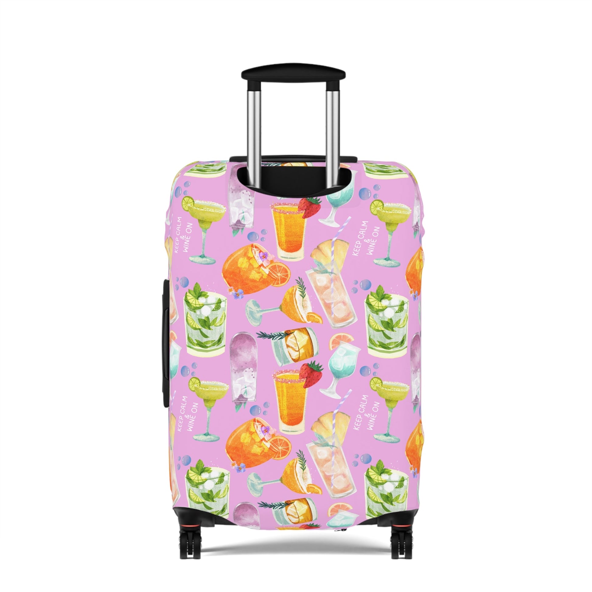 Luggage Cover - Keep Calm & Wine On - Nanalili