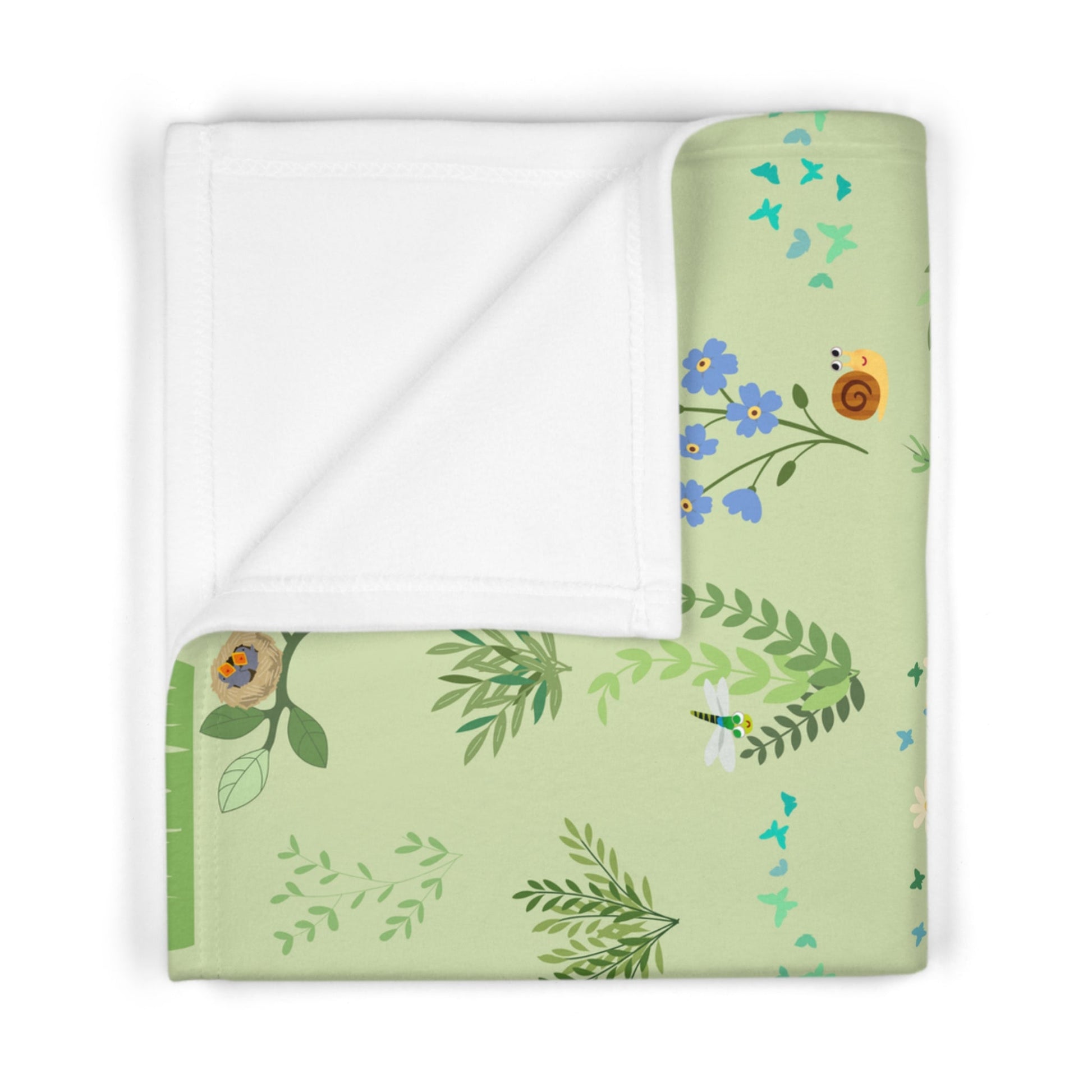 Soft Fleece Baby Blanket - Spring Love - Nanalili