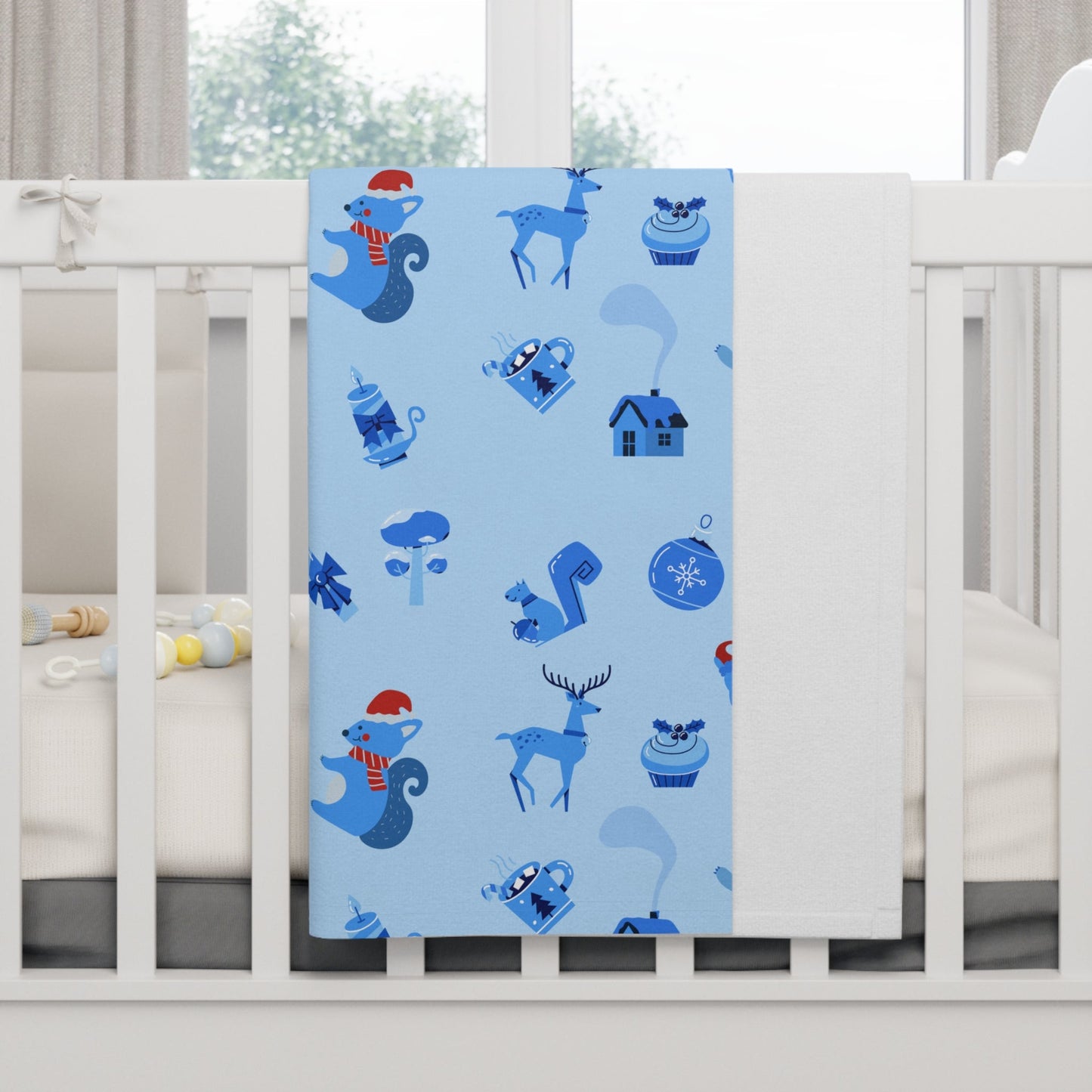 Soft Fleece Baby Blanket - Winter Animals - Nanalili