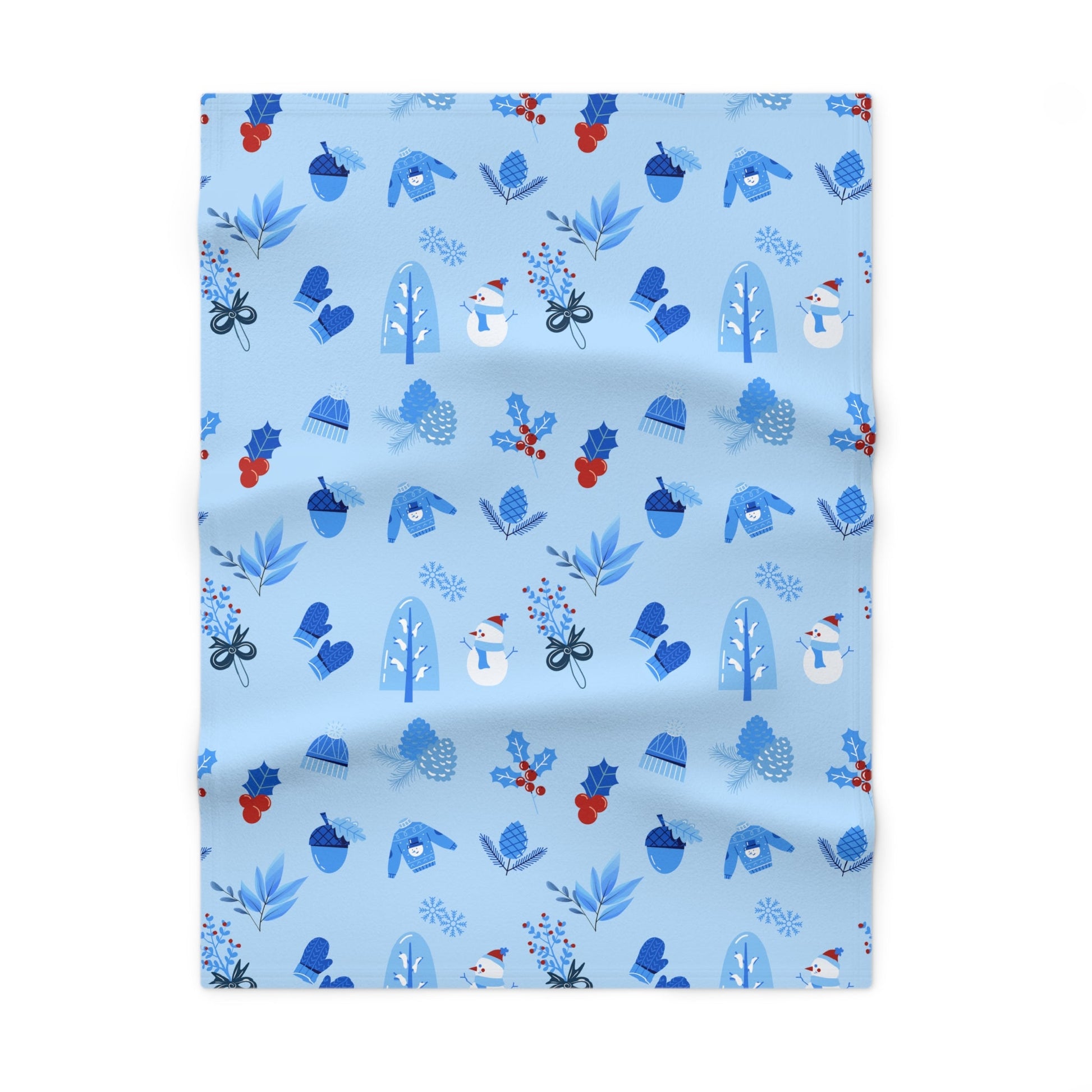 Soft Fleece Baby Blanket - Winter Cuties - Nanalili