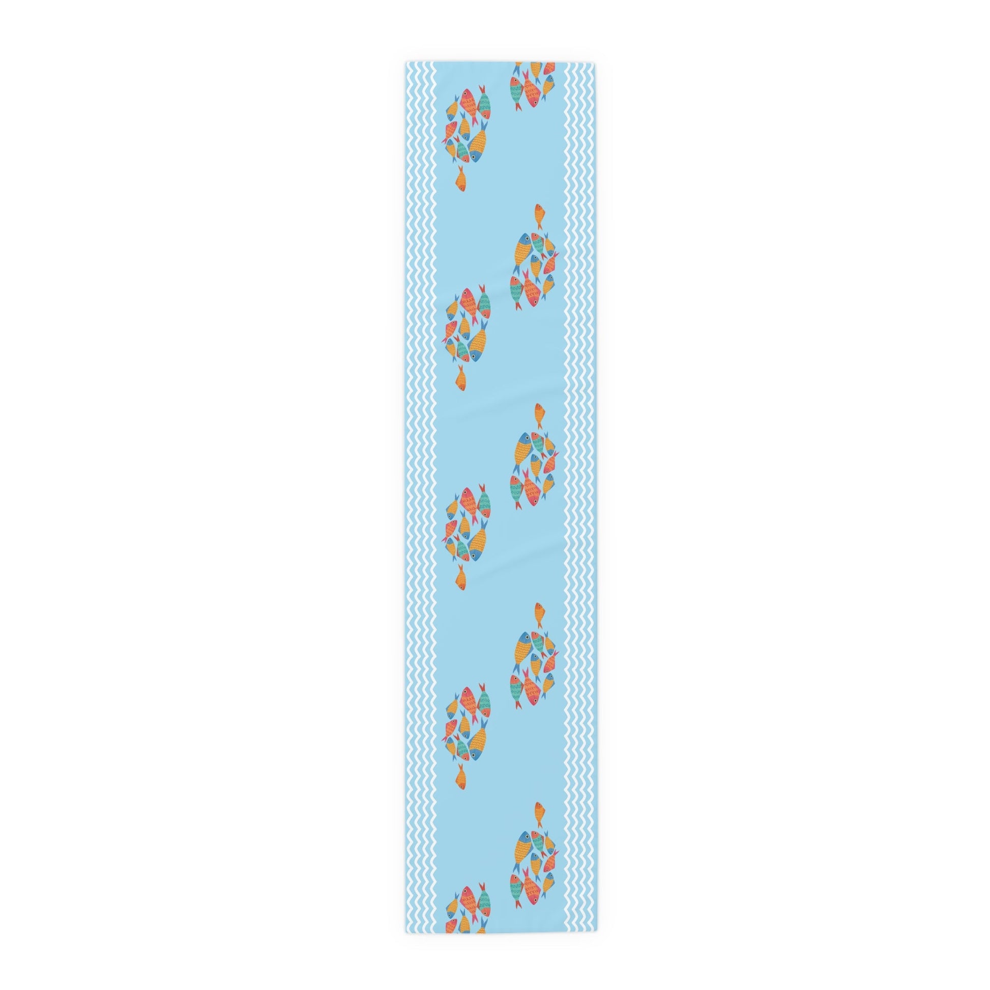 Table Runner - School of Fish Clear Blue - Nanalili