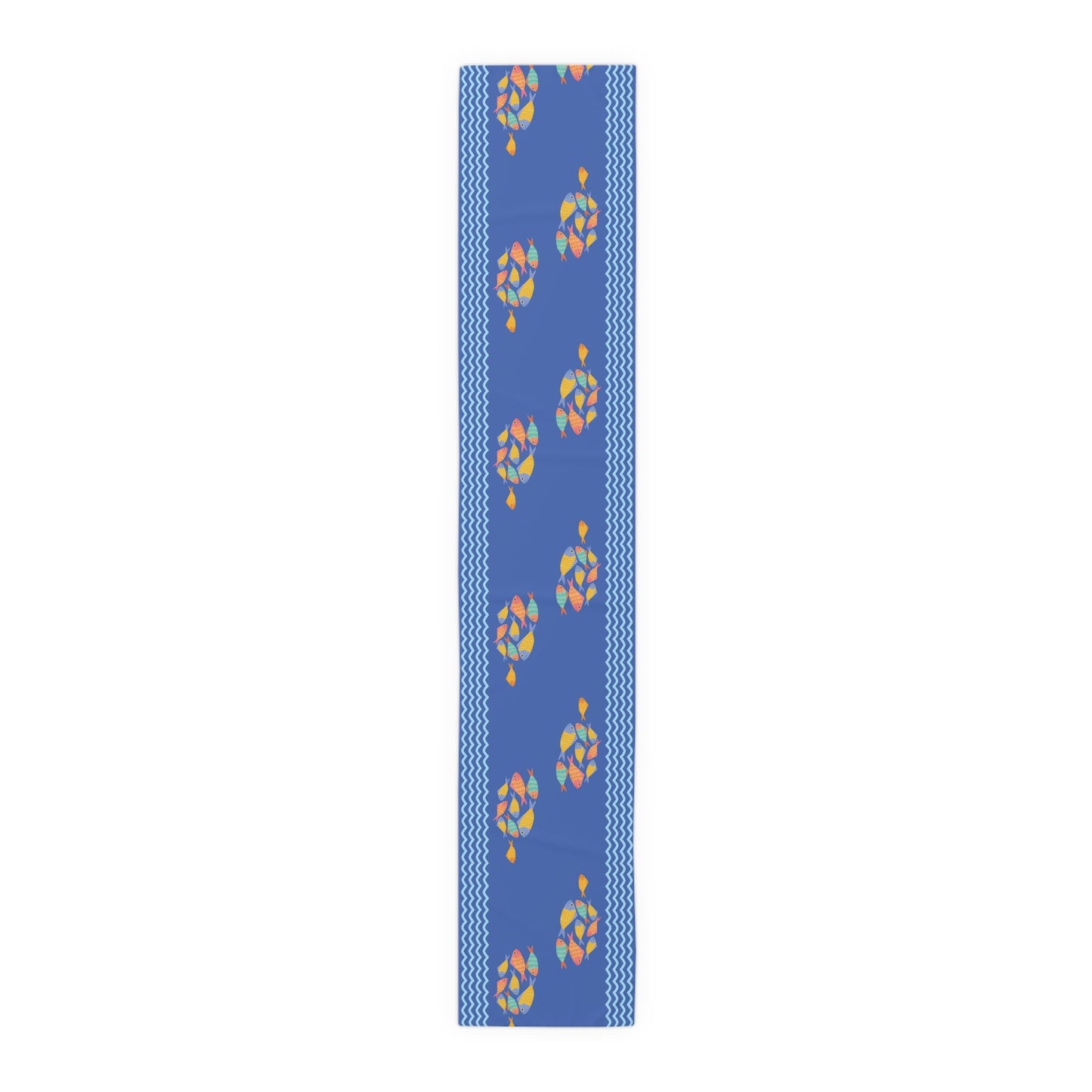 Table Runner - School of Fish Ocean Blue - Nanalili